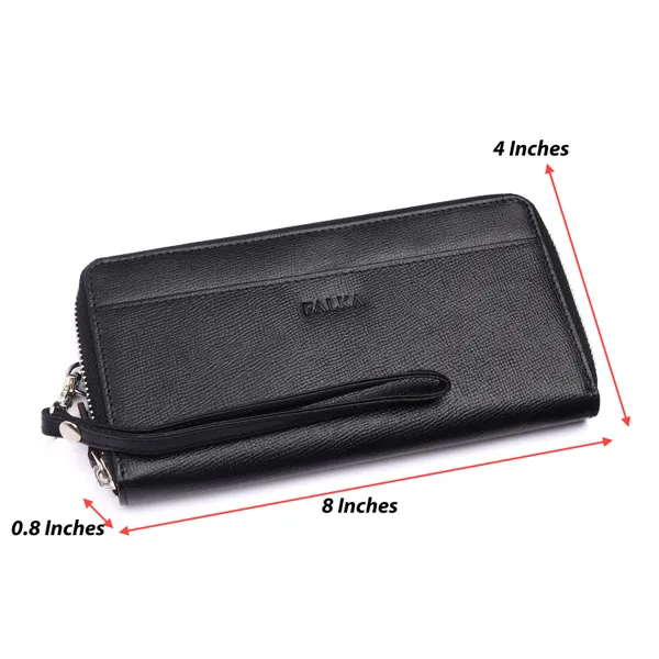 Black_Suffiano_Leather_Long_Zip_Wallet_for_Women