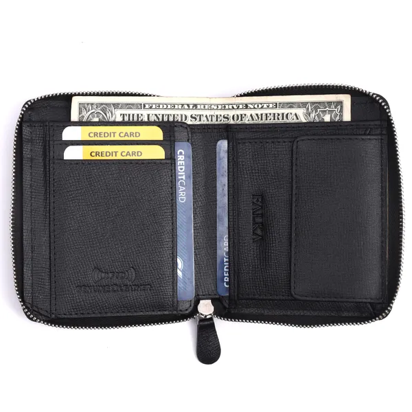 Black_Suffiano_Leather_Zip_Wallet
