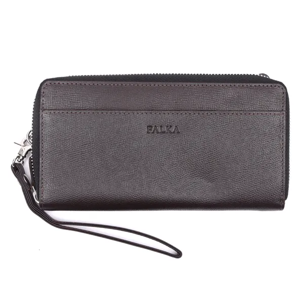 Brown_Suffiano_Leather_Long_Zip_Wallet_for_Women