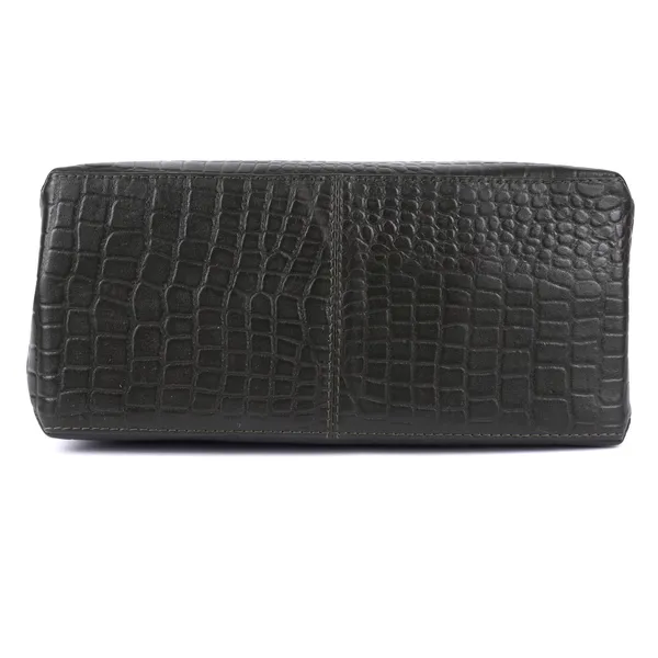 Green_Leather_Structured_Handbag_for_Women