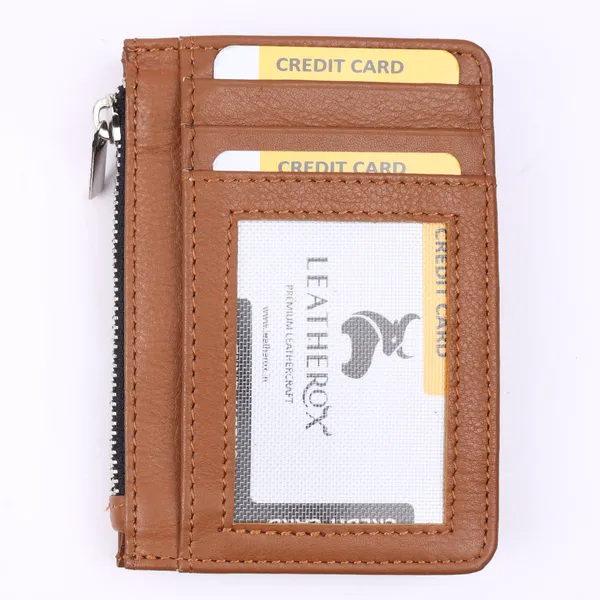 Tan_Leather_Card_Holder_Wallet_for_Unisex