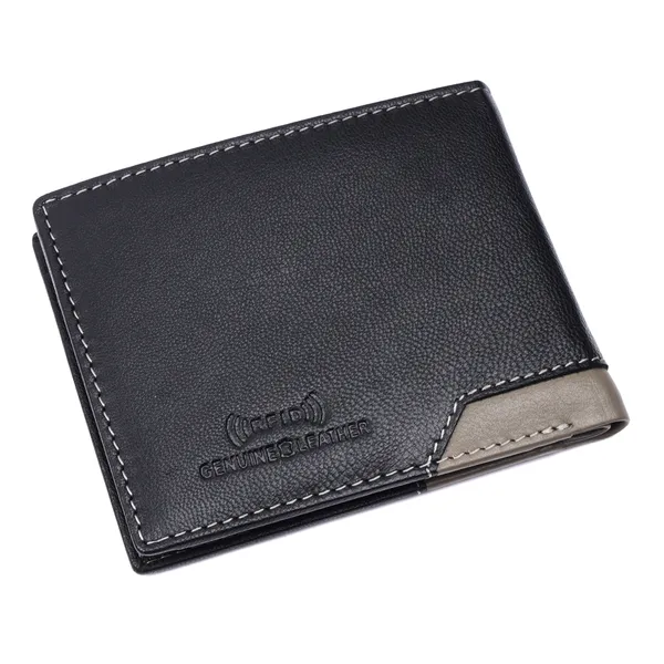 Black-Grey_Leather_Bifold_Wallet_for_Men
