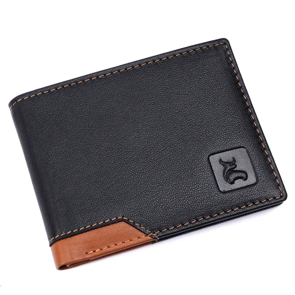 Black-Tan_Textured_Bifold_Wallet_for_Men