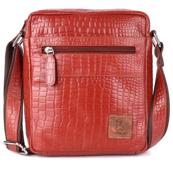 Tan_Textured_Crossbody_Sling_Bag_for_Men