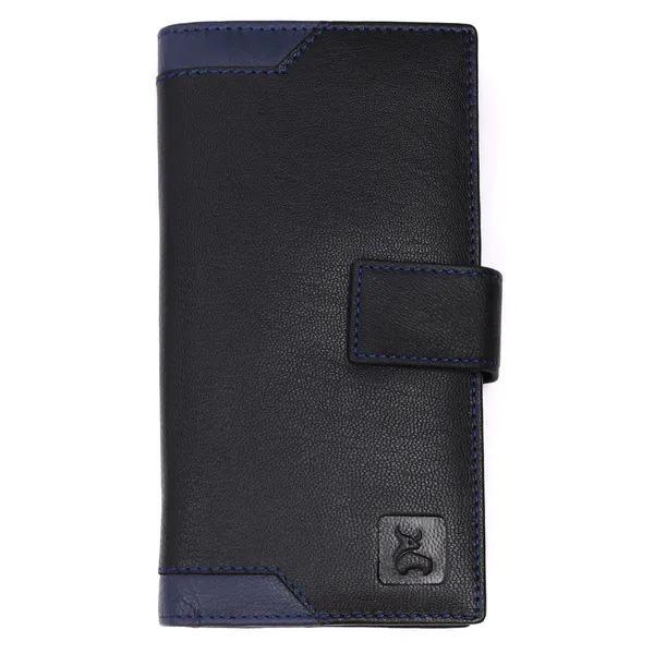 Black-Blue_Leather_Phone_Wallet_for_Women
