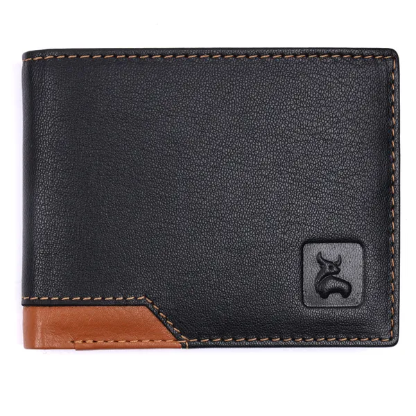 Black-Tan_Leather_Bi-Fold_Wallet_for_Men