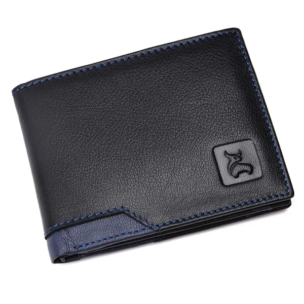 Black-Blue_Leather_Bifold_Wallet_for_Men