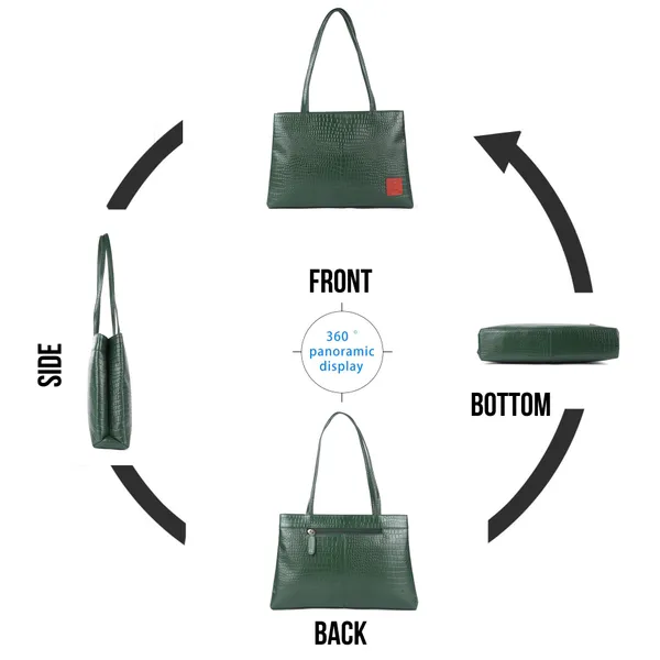Green_Textured_Shoulder_bag_for_Women