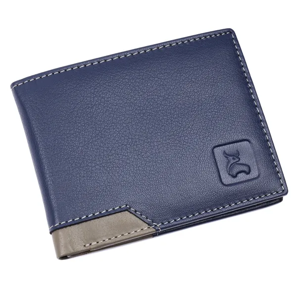 Blue-Grey_Leather_Bi-Fold_Wallet_for_Men