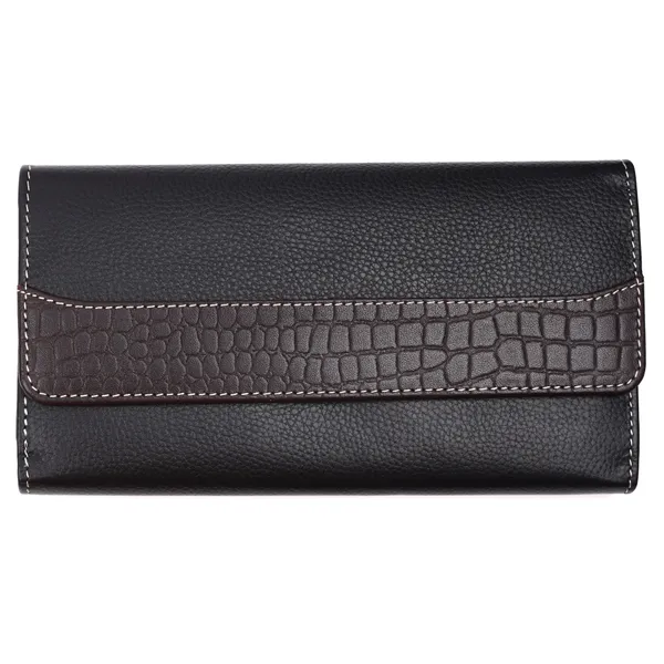Black-Brown_Textured_Long_Wallet_for_Men