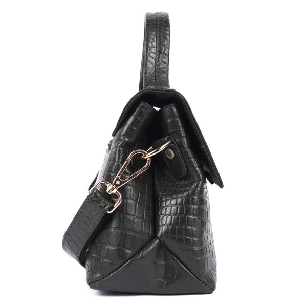Green_Leather_Structured_Handbag_for_Women