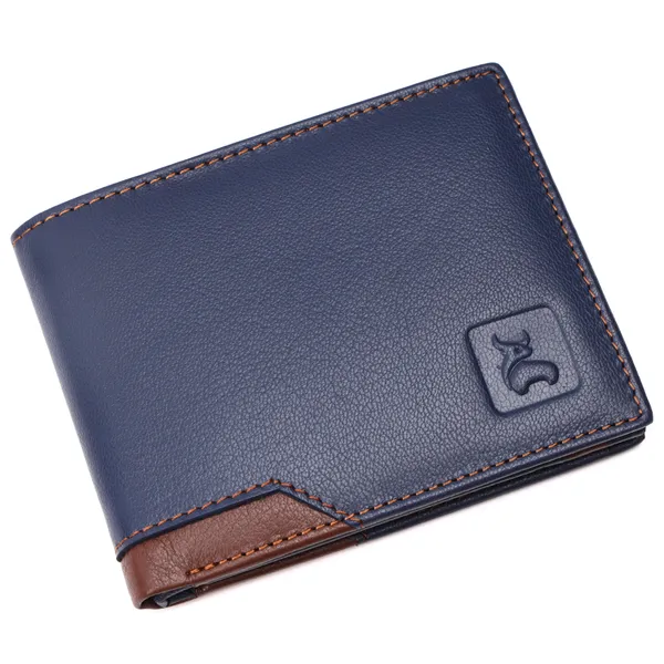 Blue-Brown_Genuine_Leather_Bifold_Wallet_for_Men