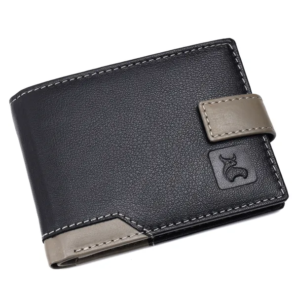 Black-Grey_Leather_Bifold_Wallet_for_Men