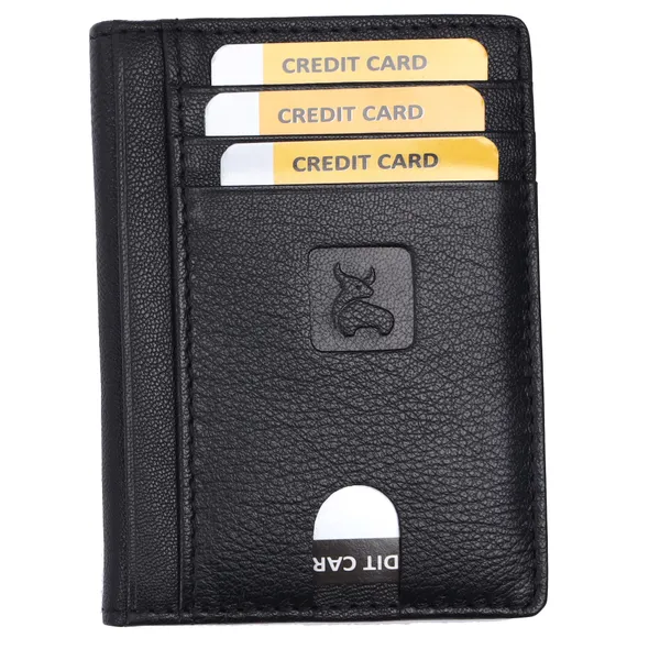 Black_Leather_Card_Holder_Wallet_for_Unisex