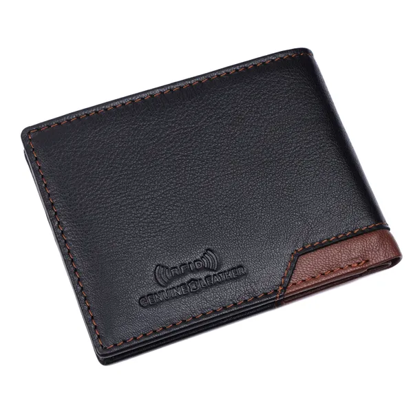 Black-Brown_Textured_Bifold_Wallet_for_Men