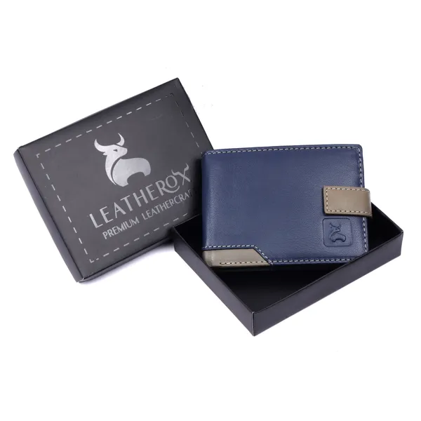Blue-Grey_Leather_Bi-Fold_Wallet_for_Men
