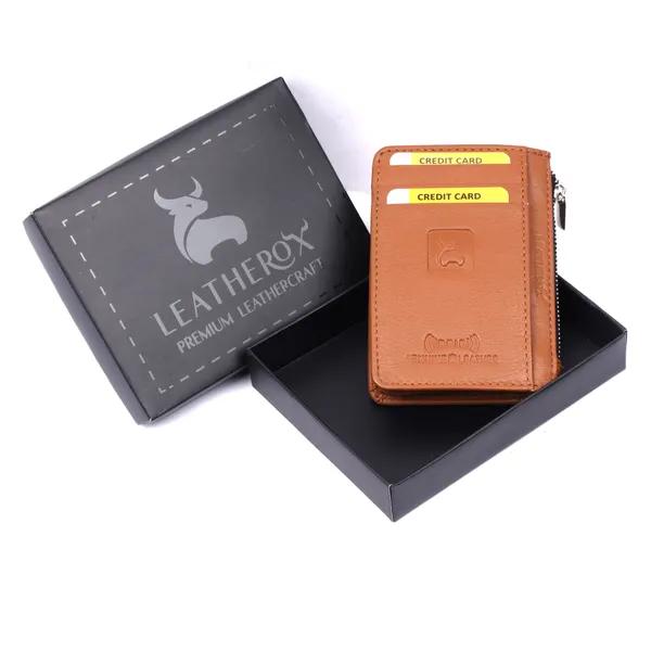 Tan_Leather_Card_Holder_Wallet_for_Unisex