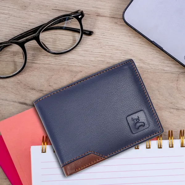 Blue-Brown_Genuine_Leather_Bifold_Wallet_for_Men