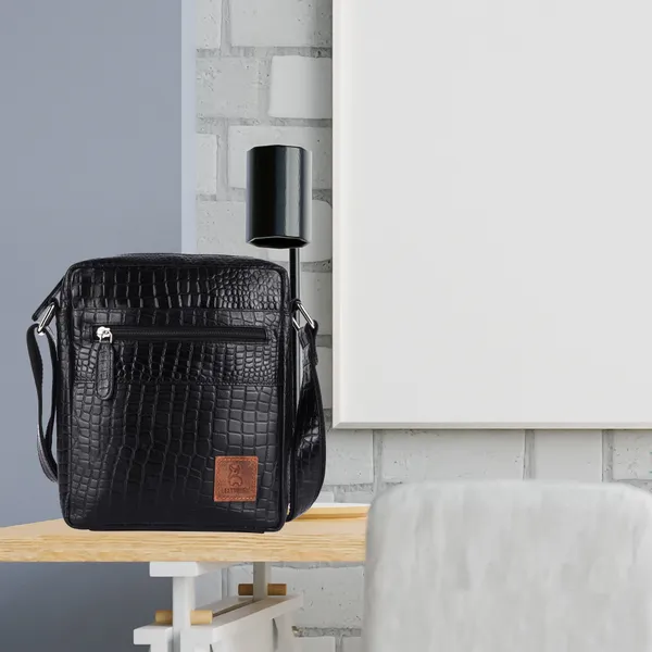 Black_Textured_Leather-Look_Sling_Bag_for_Women