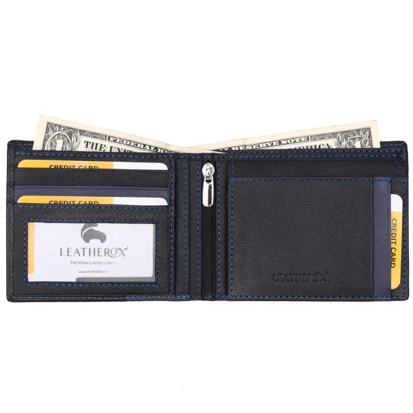 Black-Blue_Leather_Bifold_Wallet_for_Men