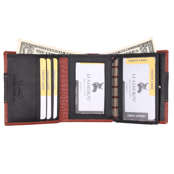 Black-Tan_Genuine_Leather_RFID_Wallet_for_Men
