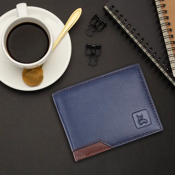 Blue-Brown_Leather_Bi-Fold_Wallet_for_Men