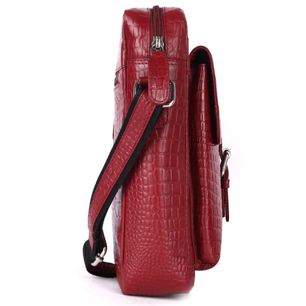 Red_Textured_Finish_Backpack_For_Everyday_Use