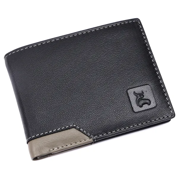 Black-Grey_Leather_Bifold_Wallet_for_Men