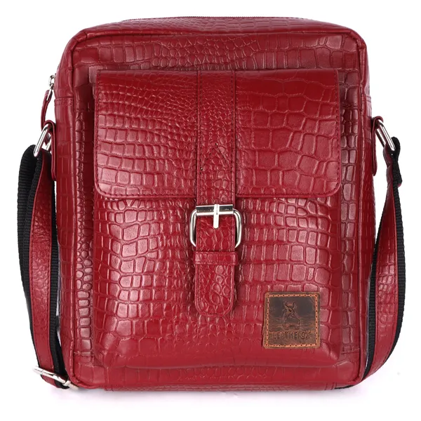 Red_Textured_Finish_Backpack_For_Everyday_Use
