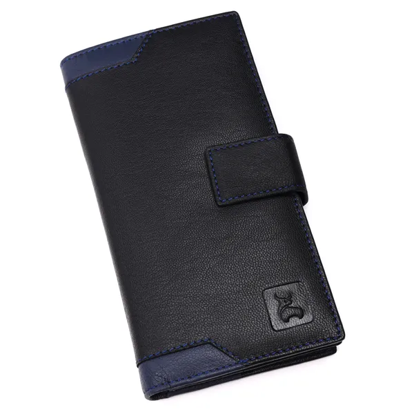 Black-Blue_Leather_Phone_Wallet_for_Women