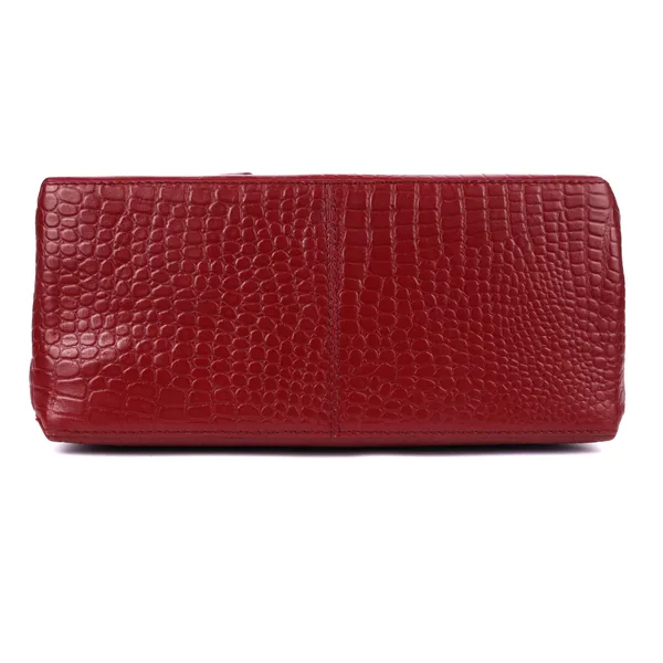 Red_Textured_Structured_Handbag_for_Women