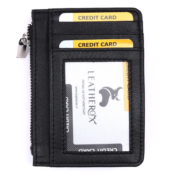 Black_Leather_Card_Holder_Wallet_for_Unisex