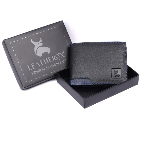 Black-Blue_Leather_Bifold_Wallet_for_Men