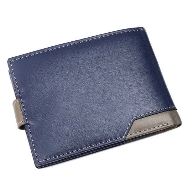 Blue-Grey_Leather_Bi-Fold_Wallet_for_Men