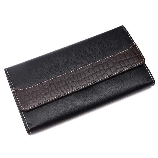Black-Brown_Textured_Long_Wallet_for_Men