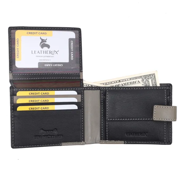 Black-Grey_Leather_Bifold_Wallet_for_Men