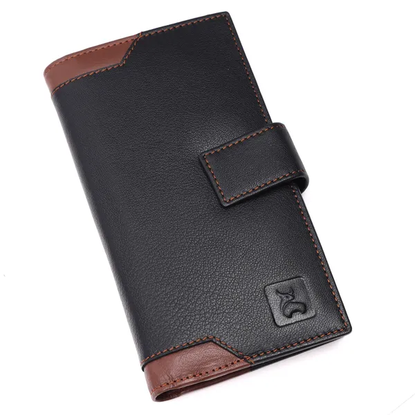 Black-Brown_Leather_Long_Wallet_for_Women
