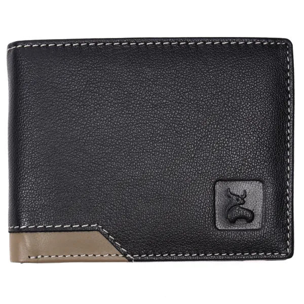 Black-Grey_Textured_Bifold_Wallet_for_Men