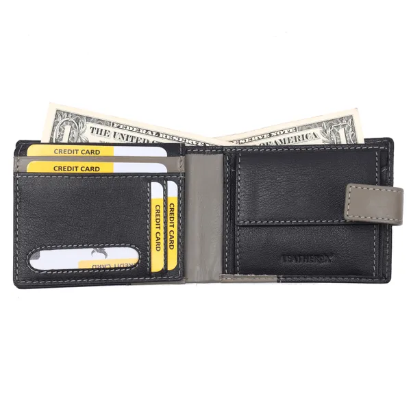 Black-Grey_Leather_Bifold_Wallet_for_Men