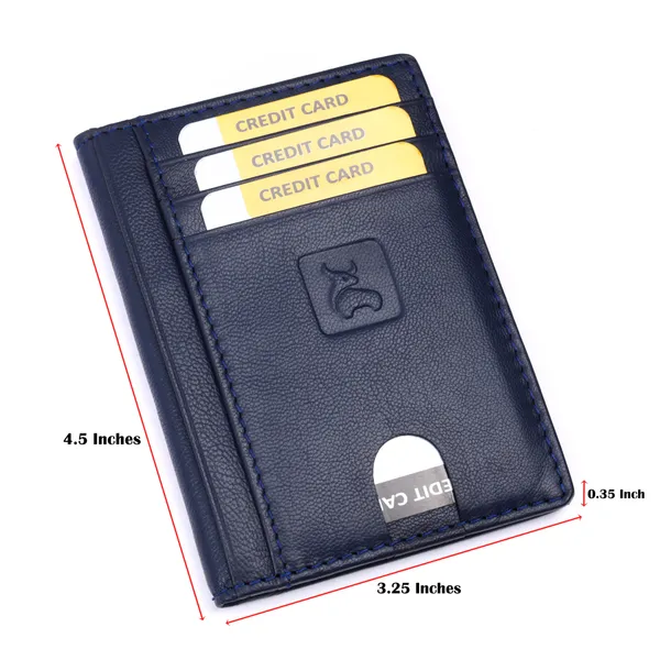 Blue_Leather_Card_Holder_Wallet_for_Unisex