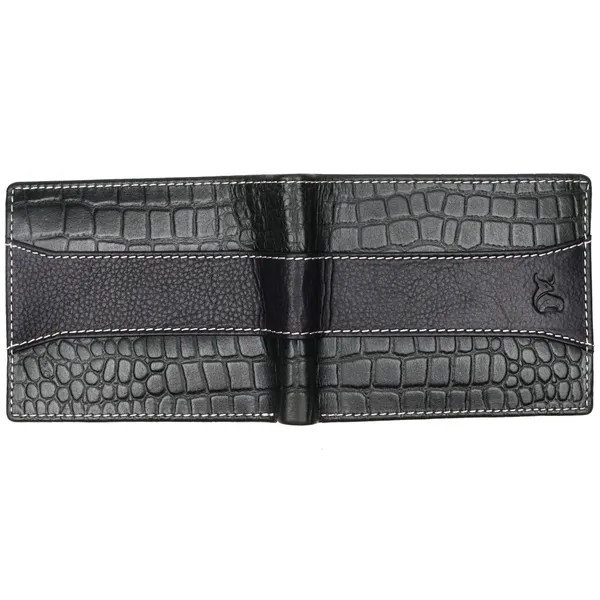 Black-Green_Textured_Bifold_Wallet_for_Men