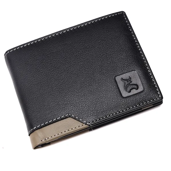 Black-Grey_Textured_Bifold_Wallet_for_Men