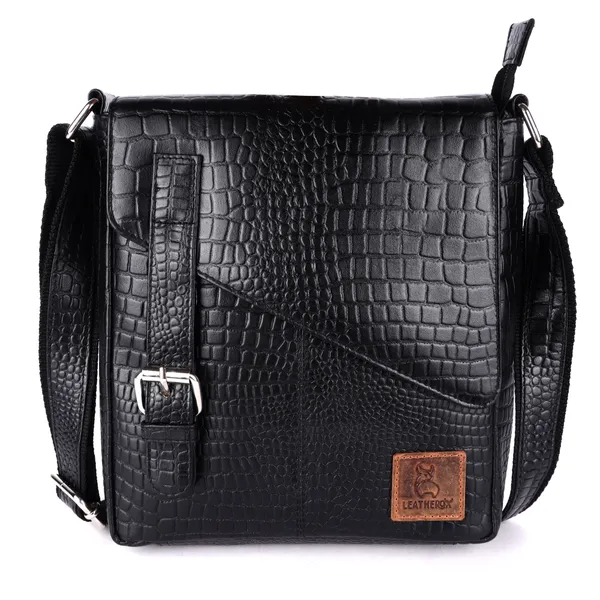 Black__Leather_Crossbody_Sling_Bag_for_Women