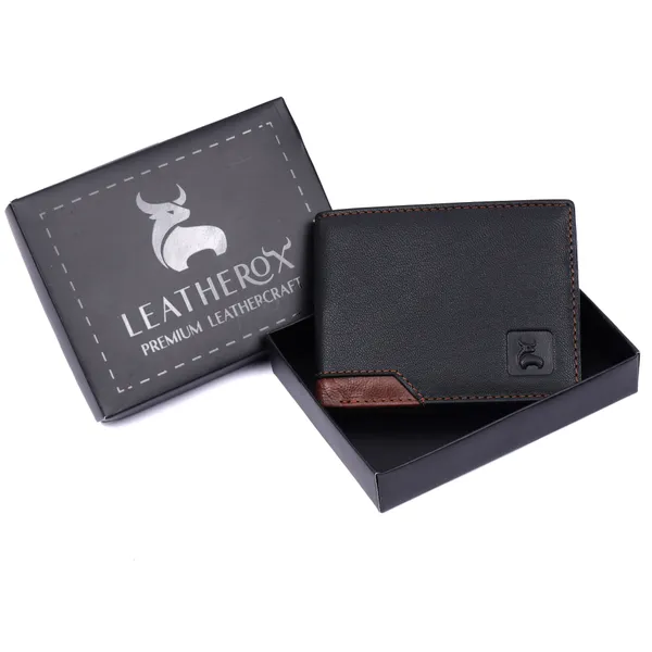 Black-Brown_Leather_Bi-Fold_Wallet_for_Men
