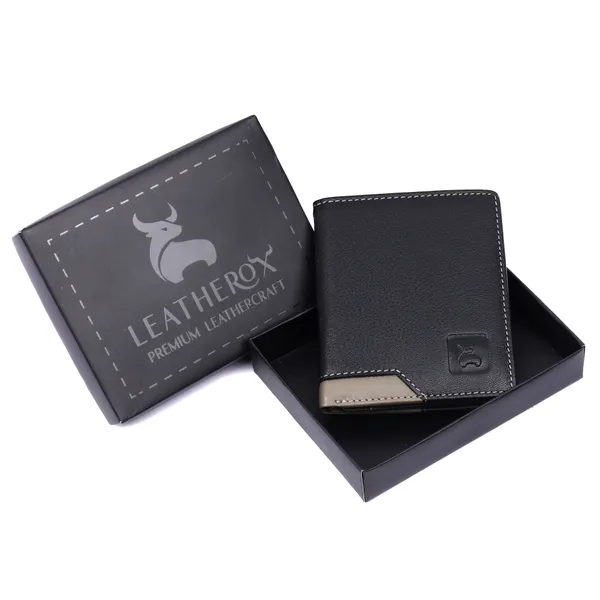 Black-Grey_Leather_Bifold_Wallet_for_Men