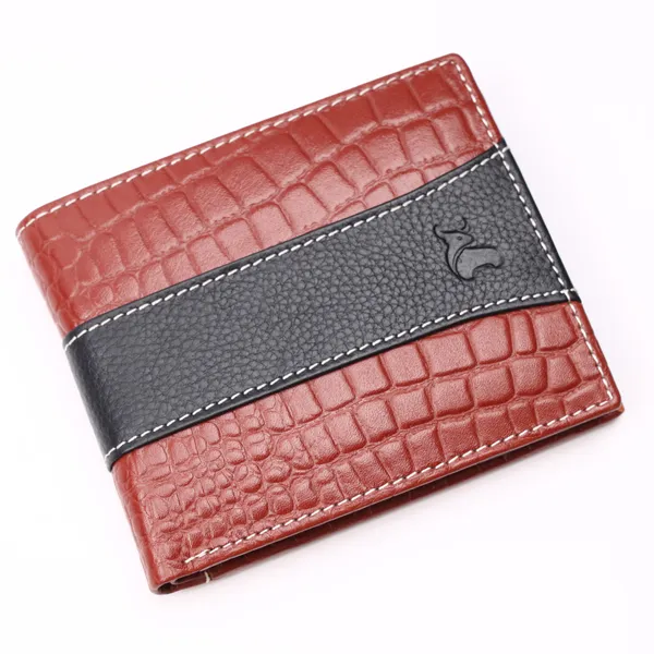 Black-Tan_Textured_Bi-Fold_Wallet_for_Men