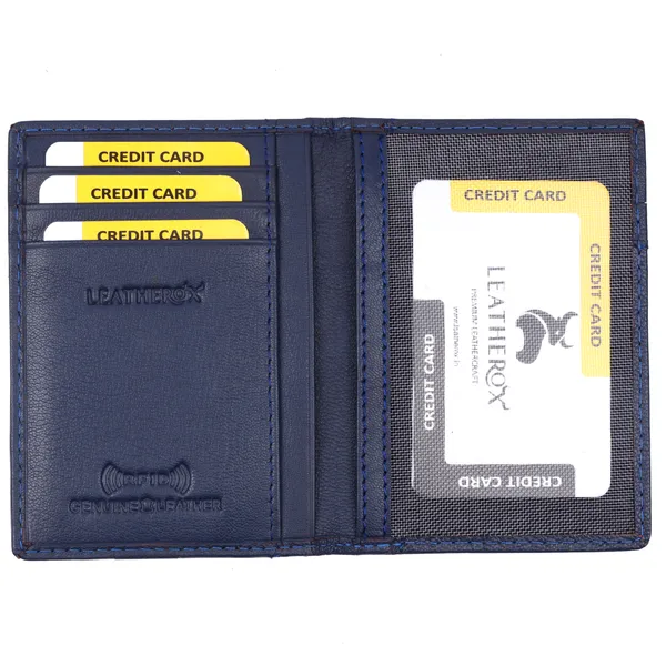 Blue_Leather_Card_Holder_Wallet_for_Unisex