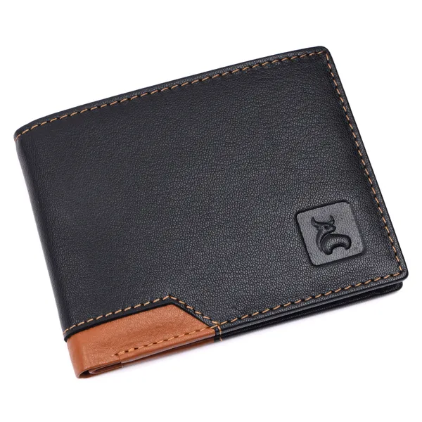 Black-Tan_Leather_Bi-Fold_Wallet_for_Men