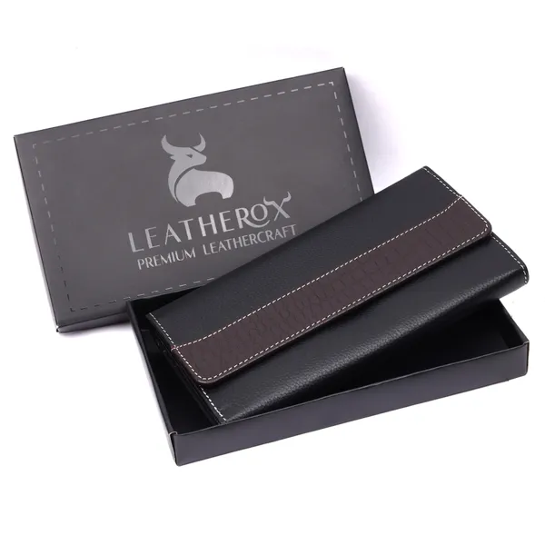 Black-Brown_Textured_Long_Wallet_for_Men