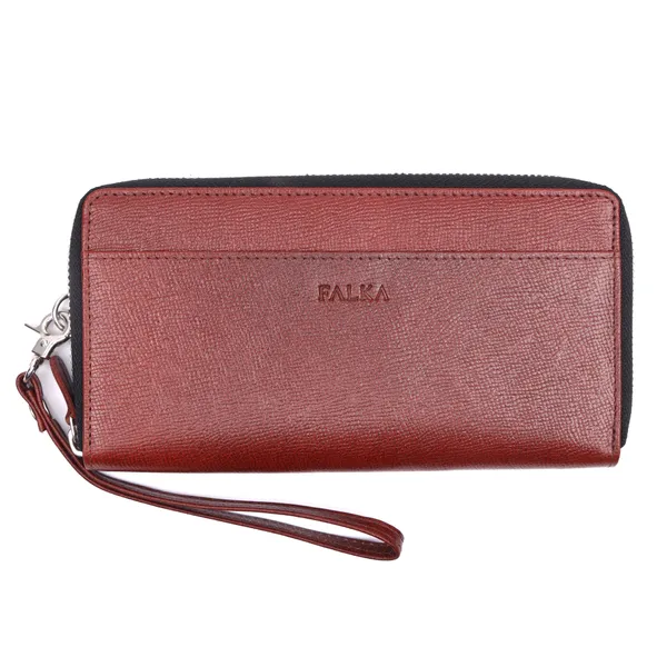 Wine_Brown_Suffiano_Leather_Long_Zip_Wallet_for_Women